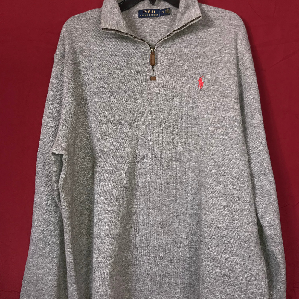 Large Polo Ralph Lauren Sweater Quarter Zip